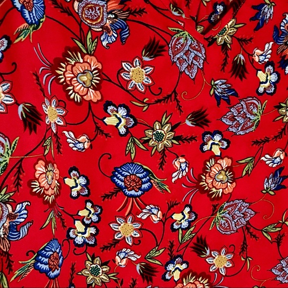 CHELSEA & THEODORE Floral Blouse—SIZE XXL - Picture 3 of 7